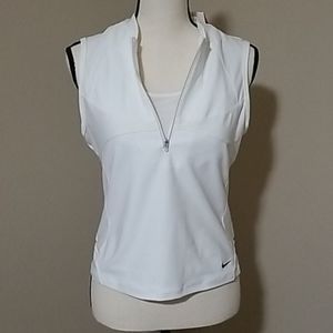 Nike Dri-Fit shirt with built-in bra, size L